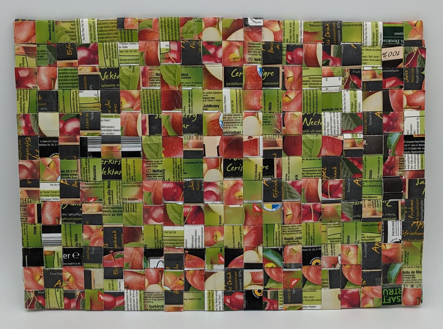 Upcycling-Platzdeckchen aus Tetrapack-Resten -Funktional und Stilvoll