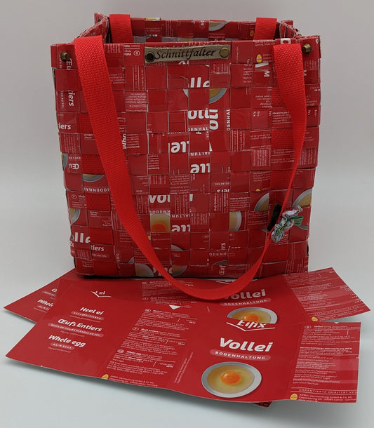 Upcycling-Einkaufstasche aus Vollei-Tetrapacks