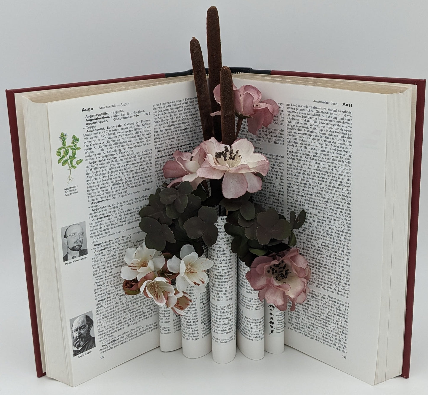 Upcycling Blumenbuch – Deko-Objekt aus altem Buch