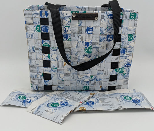 Upcycling Einkaufstasche aus Wassertetrapacks – Für einen Grünen Alltag