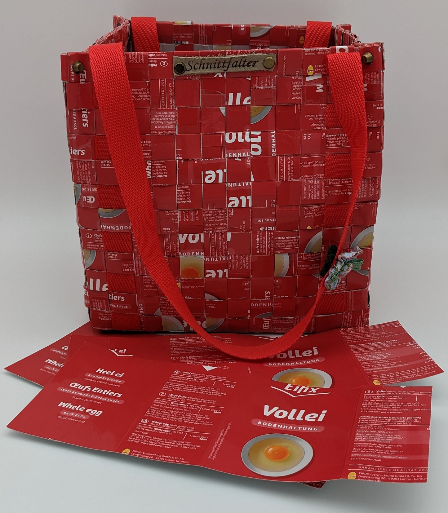 Upcycling-Einkaufstasche aus Vollei-Tetrapacks